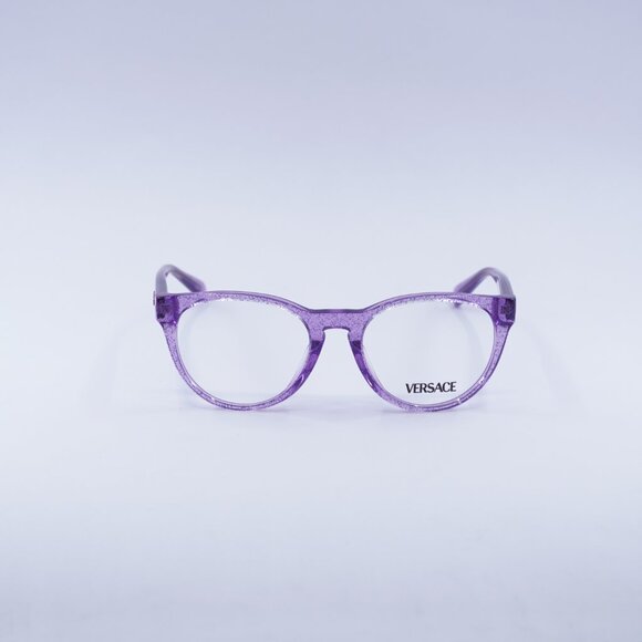 Versace Kids VK3321U 5373 Eyeglasses Lilac Glitter 48mm Cat Eye Frame - Picture 4 of 10
